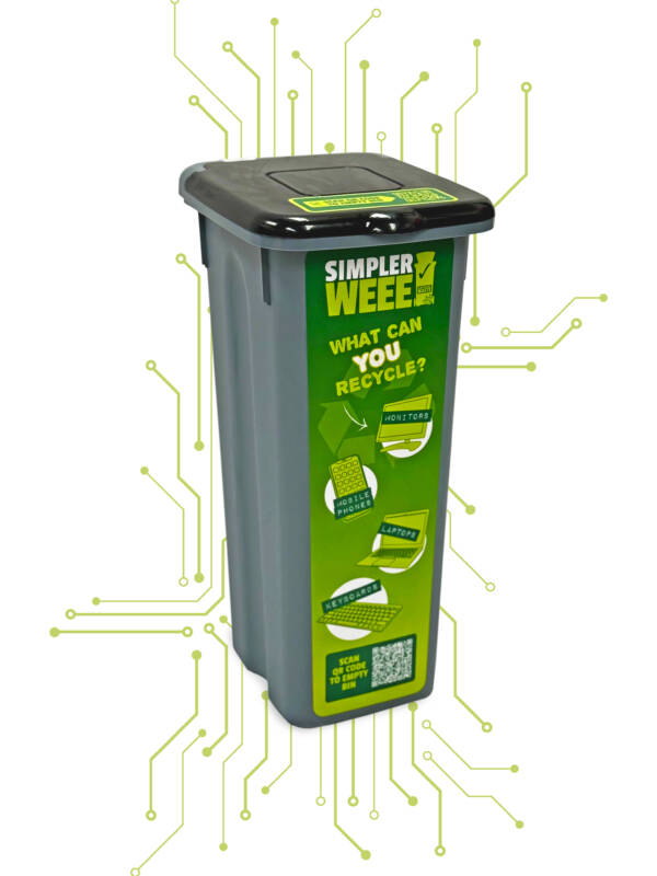 The Roxy – 20ltr Lidded WEEE Bin