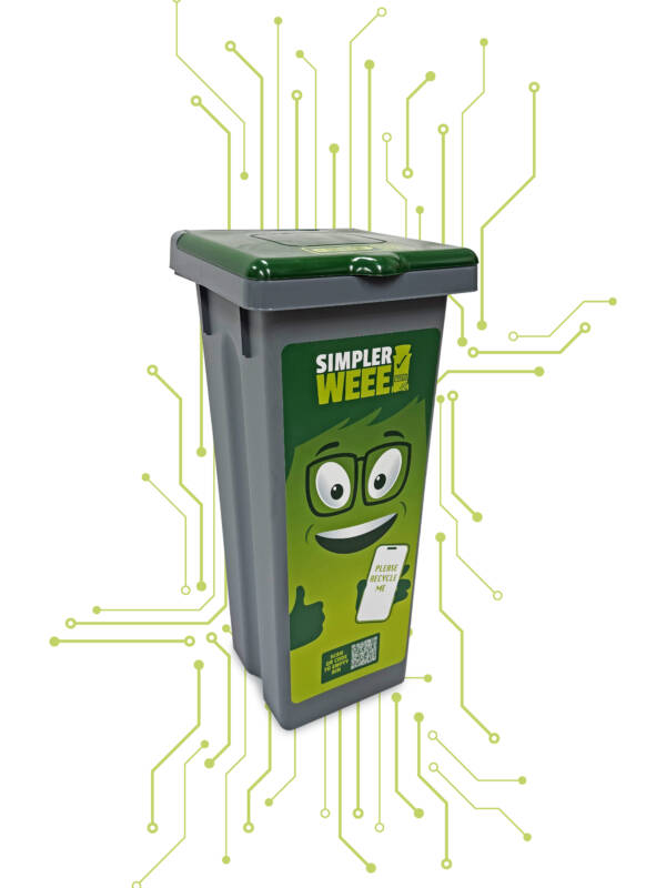 The Dash – 50ltr Lidded WEEE Bin