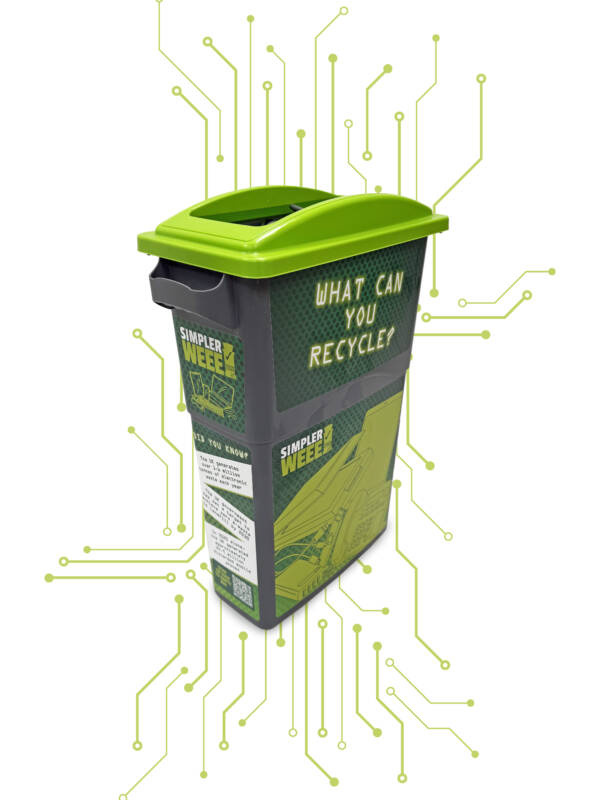 The Hooch – 70ltr Lidded WEEE Container