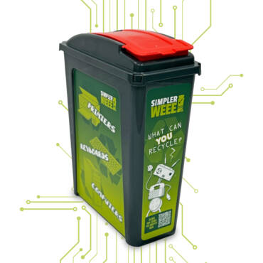 The Poppy – 25ltr Lidded WEEE Bin